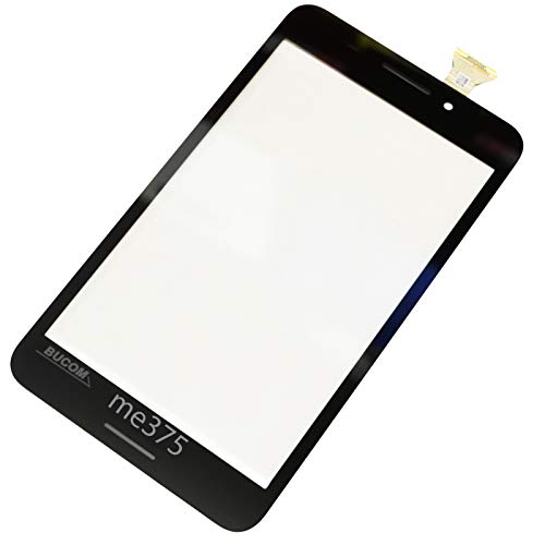 Bucom Display Ersatz Glas für Asus MeMO Pad 7 ME375 K019 LCD Touchscreen Front Scheibe Digitizer Selbstklebend von Bucom