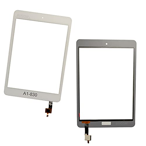Bucom Display Glas für Acer Iconia Tab A1-830 7.9" LCD Touch Screen Front Scheibe Digitizer Weiss von Bucom