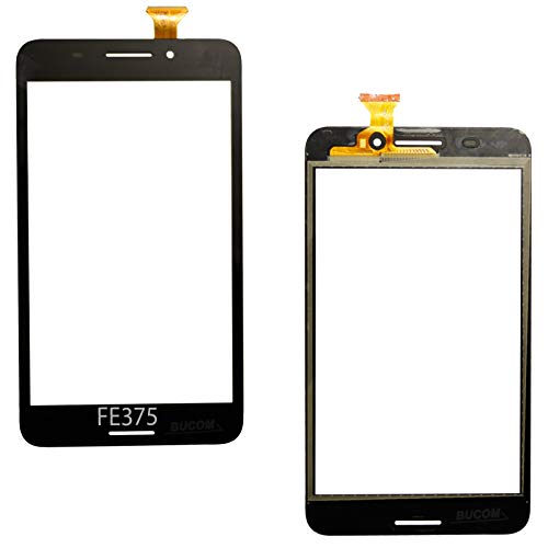 Bucom Display Glas für Asus Fonepad 7" FE375 FE375CG LCD Touch Screen Front Scheibe Digitizer schwarz von Bucom