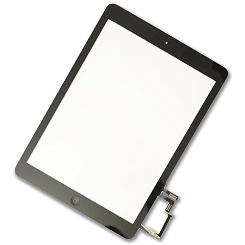 Bucom Display Glas für Ipad 5 Air 1 Touch Screen Front Scheibe Digitizer schwarz A1474 A1475 A1476 mit Homebutton Bucom Display Glas für Ipad 5 Air 1 Touch Screen Front Scheibe Digitizer schwarz A1474 A1475 A1476 mit Homebutton von Bucom