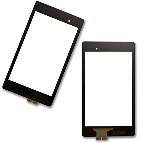 Bucom Für ASUS Google Nexus 7 2. Generation Display Glas Touchscreen Front Digitizer schwarz 2014 von Bucom