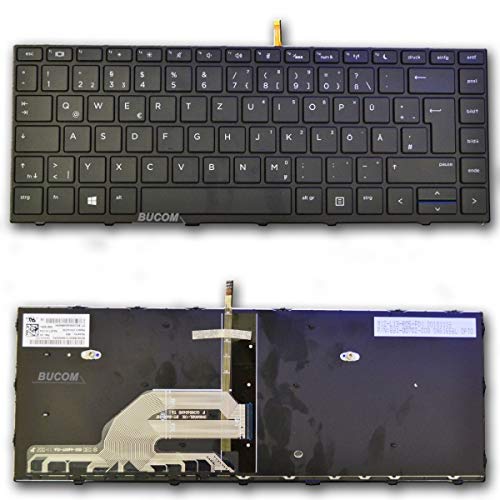 Bucom Tastatur für HP Probook Notebook 430 G5 440 445 mit Backlight deutsch Keyboard Bucom Tastatur für HP Probook Notebook 430 G5 440 445 mit Backlight deutsch Keyboard von Bucom