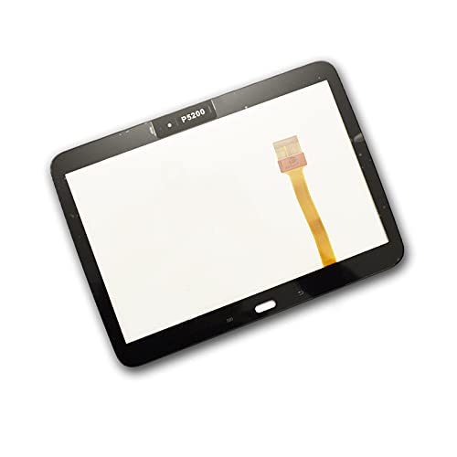 Bucom Touchscreen Display Front Glas 10.1" kompatibel mit Samsung Galaxy Tab 3 GT- P5200 P5210 Digitizer Glass Displayglas Touchpad Schwarz + Kleber von Bucom