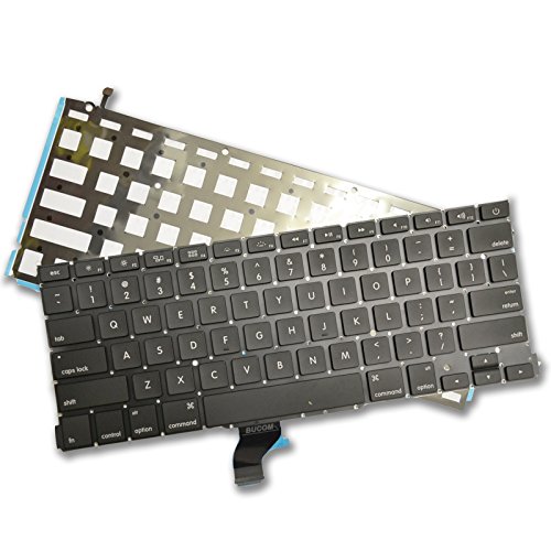 Für MacBook Pro 13" Retina A1502 2013 US Tastatur Keyboard mit Backlight von Bucom