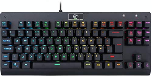 Gamer Mechanische USB Spieler Tastatur aus Aluminiumlegierung 88 Tasten Z-77 Backlight deutsch von Bucom