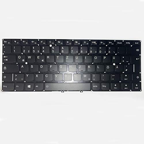 Notebook Tastatur kompatibel mit Lenovo Yoga 5 Pro 910-13IKB 910-13ISK mit Backlight deutsch von Bucom