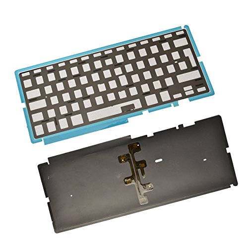 Tastatur Backlight Folie kompatibel mit Apple MacBook Pro 15" A1286 Beleuchtung 2008 von Bucom