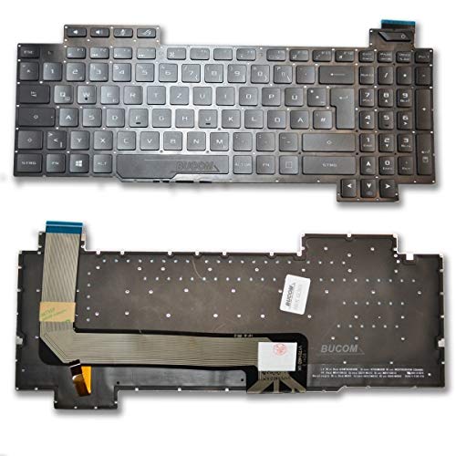 Tastatur für Asus ROG Strix GL703V GL703VD GL703VM GL503V GL503VM deutsch mit Backlight von Bucom