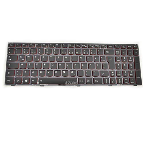 Tastatur kompatibel mit IBM Lenovo Ideapad Y590 Y500 Y510PA Y500N Y590PT mit Backlight deutsch von Bucom