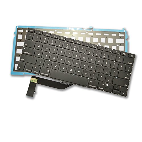 Tastatur kompatibel mit Apple MacBook Pro 15" A1398 US Keyboard MC975 MC976 mit Backlight von Bucom