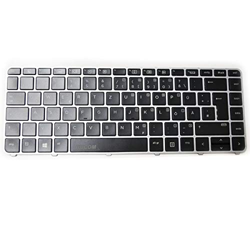 Tastatur mit Backlight für HP EliteBook Folio 1040 G3 deutsch Keyboard 818252-131 von Bucom