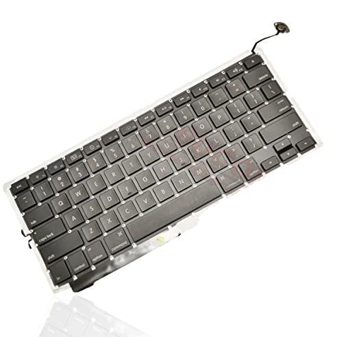 US Keyboard American Tastatur mit Backlight Beleuchtung 2009 2010 2011 für MacBook Pro 15" A1286 von Bucom