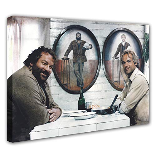 Bud Spencer - Das Krokodil und Sein Nilpferd - Leinwand (120x80cm) von Bud Spencer