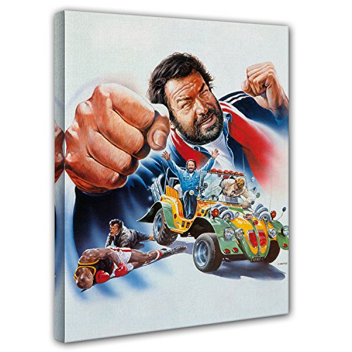 Bud Spencer - Der Bomber (Bomber) - Leinwand (80 x 120 cm) von Bud Spencer