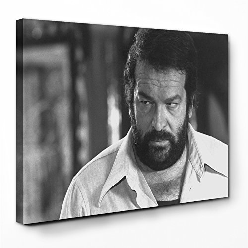 Bud Spencer - Plattfuss/Flatfoot/Piedone - Leinwand (80x60cm) von Bud Spencer