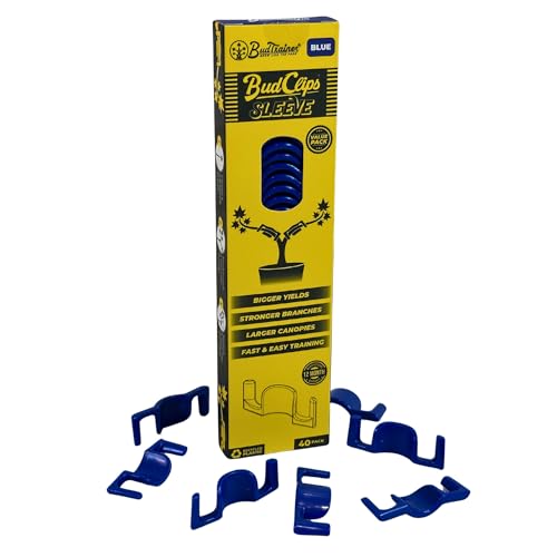 BudTrainer BudClips für optimales Pflanzenwachstum, 40 Stück, Blau von BudTrainer