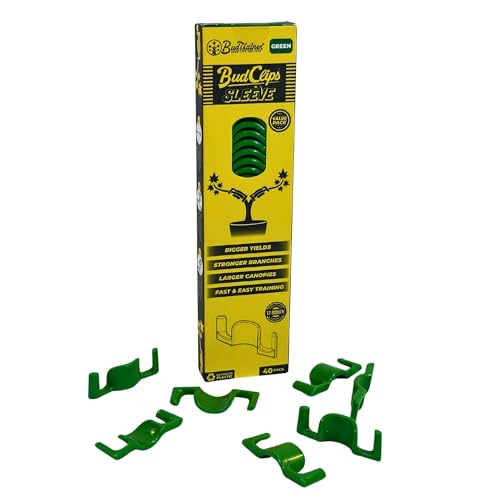 BudTrainer BudClips für optimales Pflanzenwachstum, 40 Stück, Grün von BudTrainer