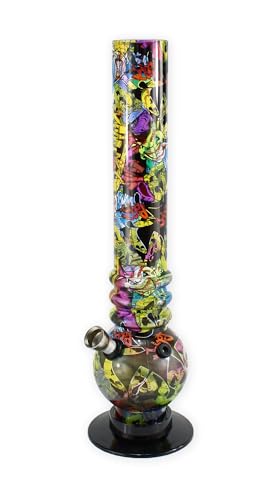 Budawi® Acrylbong Graffiti Skull Totenkopf bunt von Budawi