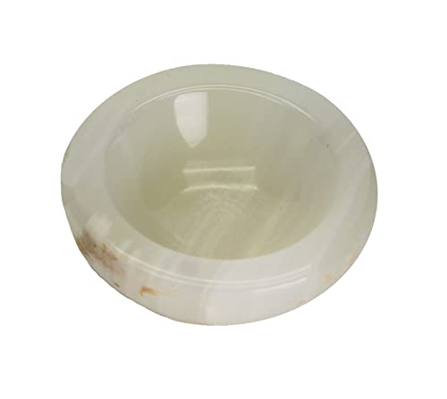 Budawi® Onyx Marmor Kugelhalter Ø ca. 50 mm Kugelständer Duftölschale Räucherschale Onyxmarmor Edelstein von Budawi