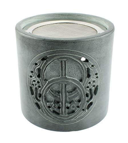 Budawi® Speckstein Räucherstövchen Avalon Räuchergefäß Duftstövchen Duftlampe mit Sieb von Budawi