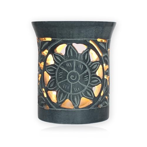 Budawi® Speckstein Räucherstövchen Räuchergefäß Duftstövchen Duftlampe mit Sieb von Budawi