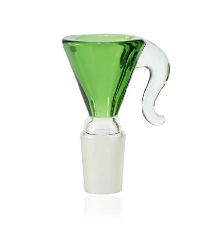Budawi® Stabiler Glas Kopf 14,5 mm Flutschkopf Glaskopf grün 14,5er Schliff Stecksysteme Tabakkopf von Budawi