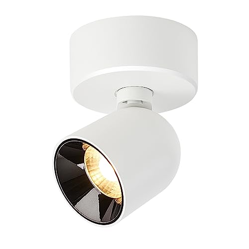 Budbuddy 12W LED Deckenspots 1-flammig schwenkbarer Deckenstrahler Aufbauleuchte Weiß Wandstrahler punktstraher EIN vielseitiges LED deckenaufbaustrahler für Wohnzimmer, Küche Flur und kommerzielle Budbuddy 12W LED Deckenspots 1-flammig schwenkbarer Deckenstrahler Aufbauleuchte Weiß Wandstrahler punktstraher EIN vielseitiges LED deckenaufbaustrahler für Wohnzimmer, Küche Flur und kommerzielle von Budbuddy