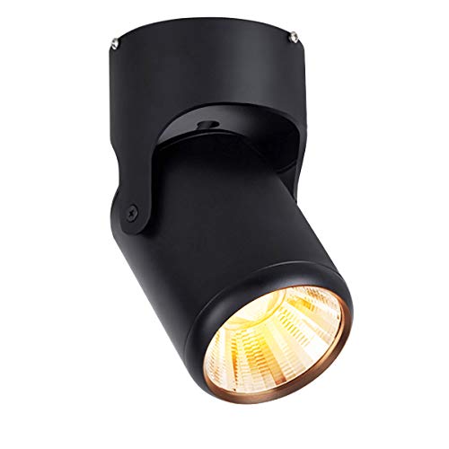 Budbuddy LED Aufbauleuchte Deckeleuchte Schwenkbar Downlight Deckenlampe Deckenspot Drehbar für Individuelle und Geschäft Innen-Beleuchtung von Budbuddy