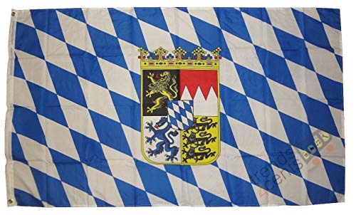 Bayern Flagge Großformat 250 x 150 cm wetterfest Fahne Landesflagge bayerische Raute Bayernflagge Bayern Flagge Großformat 250 x 150 cm wetterfest Fahne Landesflagge bayerische Raute Bayernflagge von Buddel-Bini Versand