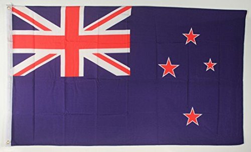 Buddel-Bini Versand Neuseeland Flagge Großformat 250 x 150 cm wetterfest Fahne von Buddel-Bini Versand