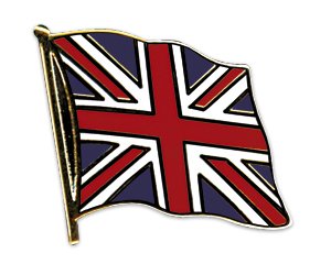 Buddel-Bini Versand Pin Anstecker Flagge Fahne Großbritannien Union Jack Nationalflagge Flaggenpin Badge Button Flaggen Clip Anstecknadel von Buddel-Bini Versand