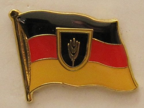 Buddel-Bini Versand Pin Anstecker Flagge Fahne Wolgadeutsche Wolga Deutsche Flaggenpin Badge Button Flaggen Clip Anstecknadel von Buddel-Bini Versand