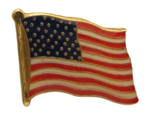 Buddel-Bini Versand USA Pin Anstecker Flagge Fahne Nationalflagge Amerikaflagge Flaggenpin Badge Button Flaggen Clip Anstecknadel von Buddel-Bini Versand