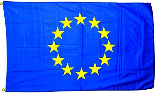 Europa Flagge Großformat 250 x 150 cm wetterfest Fahne Europa Flagge Großformat 250 x 150 cm wetterfest Fahne von Buddel-Bini Versand