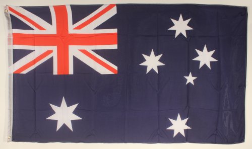 Flagge Fahne Australien 90x60 cm wetterfest und lichtecht für innen und aussen von Buddel-Bini Versand