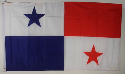 Flagge Fahne Panama 90x60 cm wetterfest und lichtecht für innen und aussen von Buddel-Bini Versand