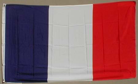 Frankreich Flagge Großformat 250 x 150 cm wetterfest Fahne von Buddel-Bini Versand