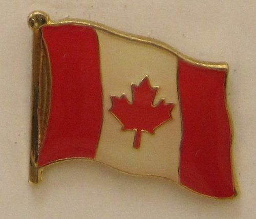 Kanada Pin Anstecker Flagge Fahne Nationalflagge Canada Flaggenpin Badge Button Flaggen Clip Anstecknadel von Buddel-Bini Versand