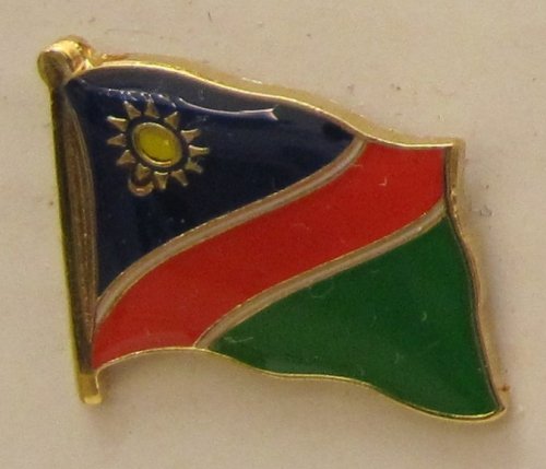 Namibia Pin Anstecker Flagge Fahne Nationalflagge Flaggenpin Badge Button Flaggen Clip Anstecknadel von Buddel-Bini Versand