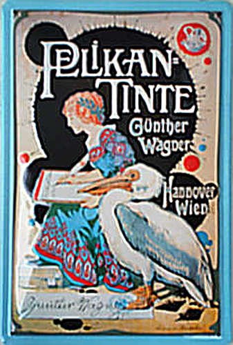 Pelikan Tinte Blechschild, 20 x 30 cm Pelikan Tinte Blechschild, 20 x 30 cm von Buddel-Bini Versand