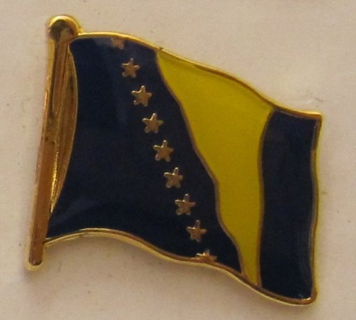 Pin Anstecker Flagge Fahne Bosnien Herzogowina Nationalflagge Flaggenpin Badge Button Flaggen Clip Anstecknadel Pin Anstecker Flagge Fahne Bosnien Herzogowina Nationalflagge Flaggenpin Badge Button Flaggen Clip Anstecknadel von Buddel-Bini Versand