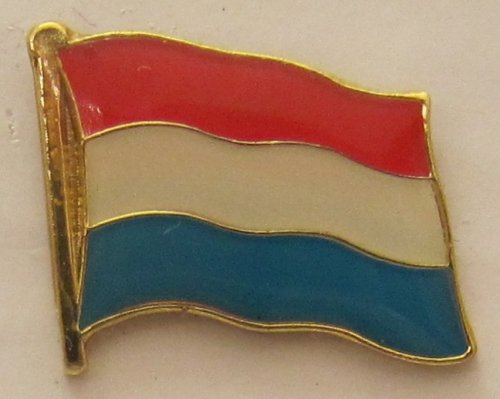 Pin Anstecker Flagge Fahne Luxemburg Nationalflagge Flaggenpin Badge Button Flaggen Clip Anstecknadel von Buddel-Bini Versand