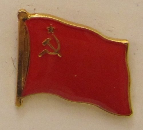 Pin Anstecker Flagge Fahne Sowjetunion UdSSR Staatsflagge von Buddel-Bini Versand