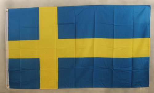 Schweden Flagge / Fahne Großformat 250 x 150 cm wetterfest von Buddel-Bini Versand