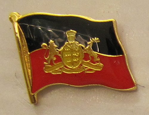 Württemberg Königreich Pin Anstecker Flagge Flaggenpin Fahne Fahnenpin Button Clip von Buddel-Bini Versand