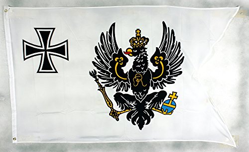 Buddel-Bini Flagge Fahne ca. 90x150 cm : Top-Flagge Großsegler Preussen von Buddel-Bini