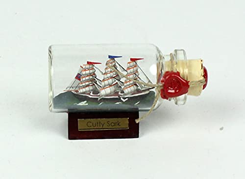 Cutty Sark Mini Buddelschiff 10 ml 6x3,5 cm Flaschenschiff von Buddel-Bini