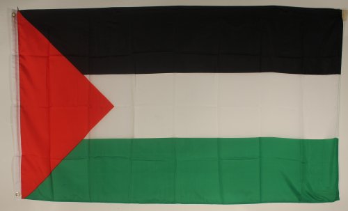 Buddel-Bini Flagge Fahne ca. 90x150 cm : Palästina Nationalflagge Nationalfahne von Buddel-Bini