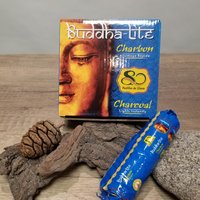 Eine Rolle Mit 10 Schnellzündenden Holzkohlepellets Zum Verbrennen Von Weihrauch, Harz, Pflanze, Hochwertige Holzkohle, Durchmesser 33 Mm von BuddhaFeeling