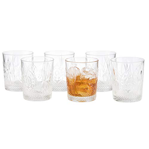 Buddy´s Bar - 6er Set Trinkgläser, Wassergläser, Whiskeygläser, Tumbler, Glas Ø 9 cm, H: 10,5 cm, 390 ml, transparent, 6 Stück von Buddy´s Bar